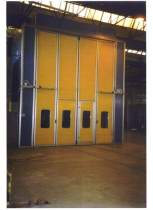 EcoAir spray booths for industrial vehicles