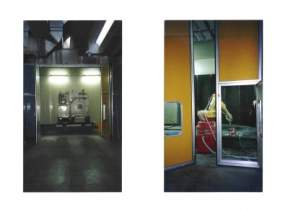 EcoAir spray booths for industrial vehicles