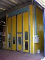 EcoAir spray booths for industrial vehicles